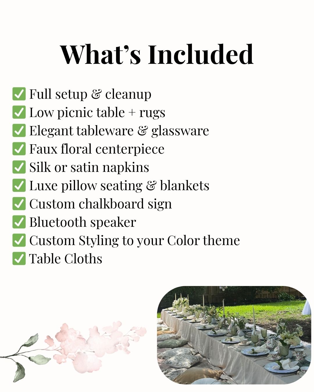 houston birthday setup tablescape planner